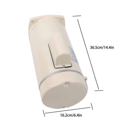 Solid Spare 1.5 HP Single Speed Pool Pump Motor 071315S 56Y Square Frame Flange 355012S