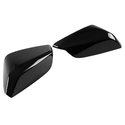 Solid Spare For Chevrolet Malibu 2016-2024 Driver & Passenger Side Mirror Cover Cap w/Glue