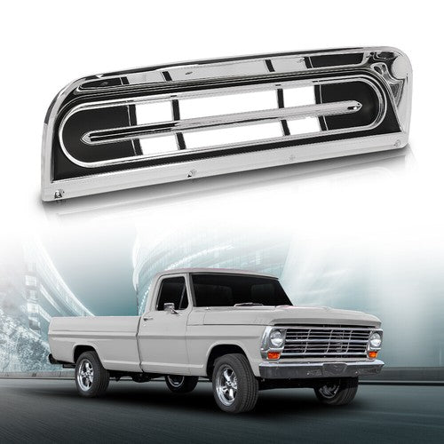 Solid Spare Fit For 1967-1972 Ford F100 F250 F350 Pickup Truck Instrument Cluster Dash Bezel