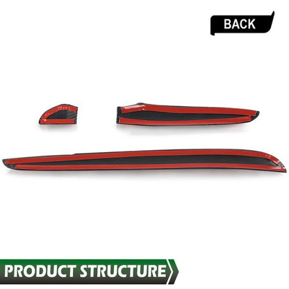 Solid Spare New Fit For 2011+ Chrysler 300 Central Control Dashboard Cover Trim Carbon Look