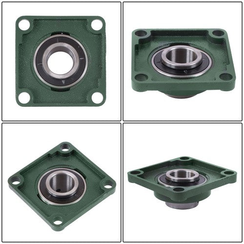 Solid Spare UCF208-24 1-1/2" Bore 10PCS Pillow Block Flange Bearing 4 Bolt Self-Alignment