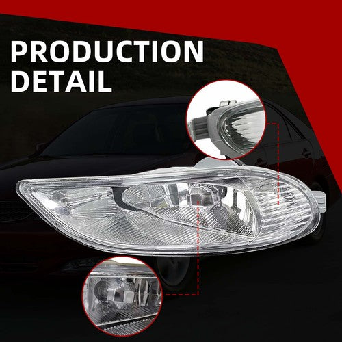 Fit For 2005-2008 Toyota Corolla 2002 2003 2004 Toyota Camry Clear Fog Light