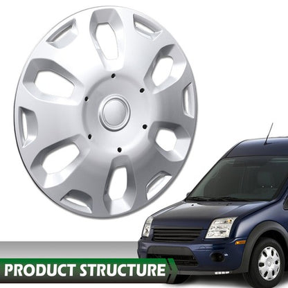 Solid Spare Fit For 2010-2013 Ford Transit Connect Van 15" Wheel Cover Hub Cap Full Rim Hub