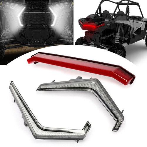 Solid Spare For 2019-2023 Polaris RZR XP 4 Turbo 1000 #2884053 Front & Rear Accent Light Kit