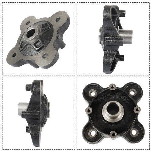 Solid Spare Rear Wheel Hub Machined Black for Polaris Ranger 570 900 1000 Diesel 5142964-067