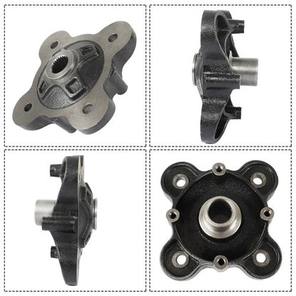 Solid Spare Rear Wheel Hub Machined Black for Polaris Ranger 570 900 1000 Diesel 5142964-067