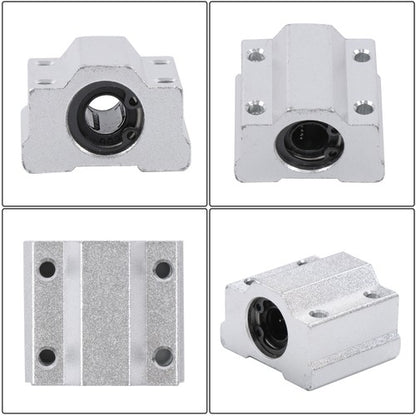 Solid Spare 2Pcs 8×750mm Linear Motion Rail Shaft Slide Guide w/ 4 SCS8UU Bearing & SK8 Rail