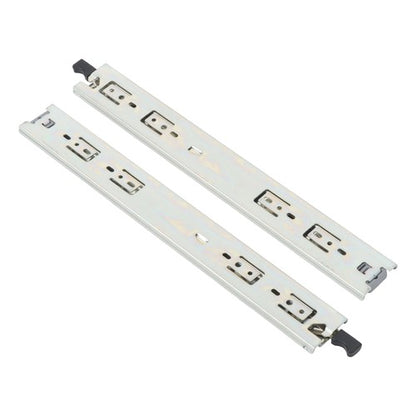 Solid Spare 1 Pair Locking Drawer Slides 18" Full Extension & Lock 150 lb Load Capacity