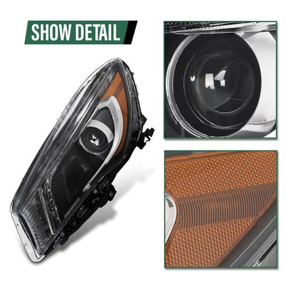 Solid Spare Xenon Headlight Left Driver Side Fit For 14-16 Mercedes-Benz CLA-Class CLA250