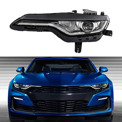 Solid Spare For Chevrolet Camaro SS 1SS 2SS RS 2019-2023 2024 Left Side Black LED Headlight
