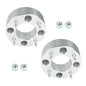 Solid Spare Wheel Spacers For Honda Rincon 680 4x110 2" 74mm M10x1.25 Silver X2