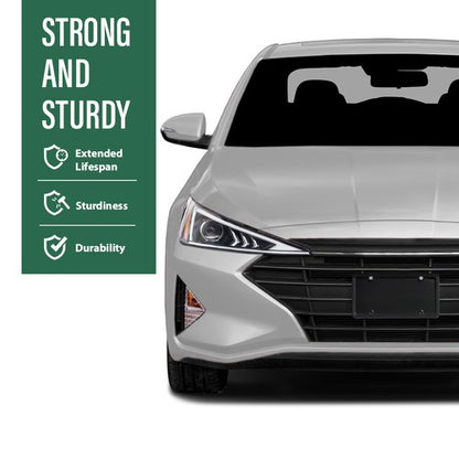 Solid Spare Front Bumper Air Curtain Grille Fit For 2019-2020 Hyundai Elantra Left+Right