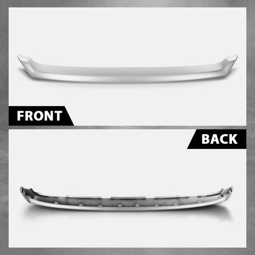 Solid Spare Air Dam Deflector Lower Valance Apron Front Silver Fit For 2015-2018 Ford Edge