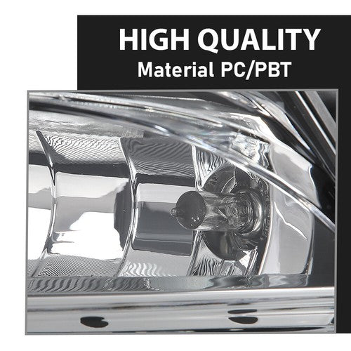 Solid Spare Fit For 2013-2017 Volkswagen CC Front Bumper Lower Grille+Fog Lights Assembly