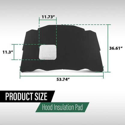 Solid Spare Hood Insulation Pad Fit For 86-93 Mercedes 300E 300D 300TD 300TE Base