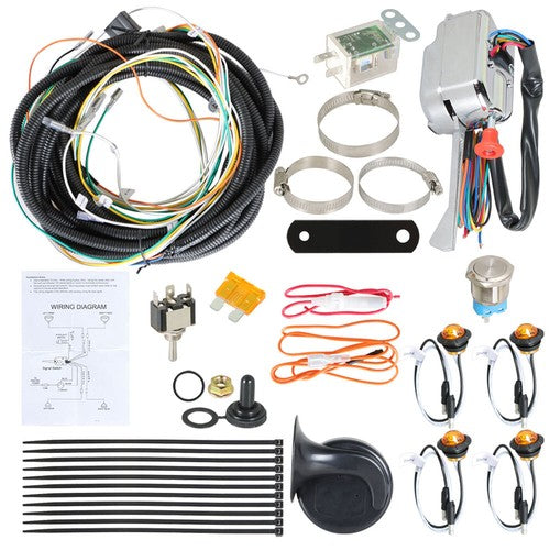 Solid Spare For Polaris Can Am Honda US LED Turn Signal Light Kit Column Turn Switch