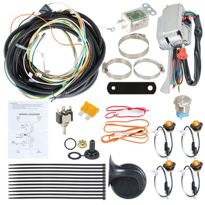 Solid Spare For Polaris Can Am Honda US LED Turn Signal Light Kit Column Turn Switch