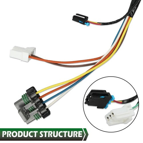 Solid Spare Fit For 04-12 Chevy Colorado GMC Canyon A/C Heater Blower Motor Wiring Harness