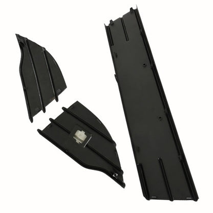 Solid Spare For Ford Escape 2013-2016 Black Panel Plastic Front Bumper Grille Grill Cover