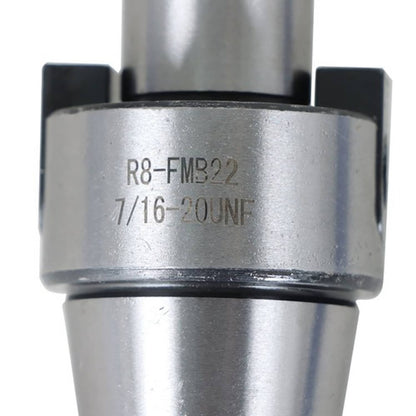Solid Spare R8 FMB22 Shank Mill Arbor and 400R 50MM CNC End Milling +4Pcs APMT1604 Inserts