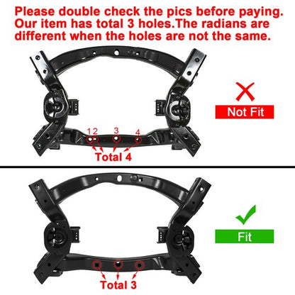 Solid Spare Front Subframe Engine Cradle For 11-23 Dodge Charger Challenger Chrysler 300 RWD