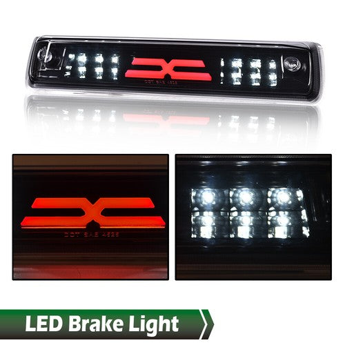 Solid Spare Fit For 2015-2018 Colorado/Canyon LED Bar Third 3rd Brake Light Cargo Lamp Black