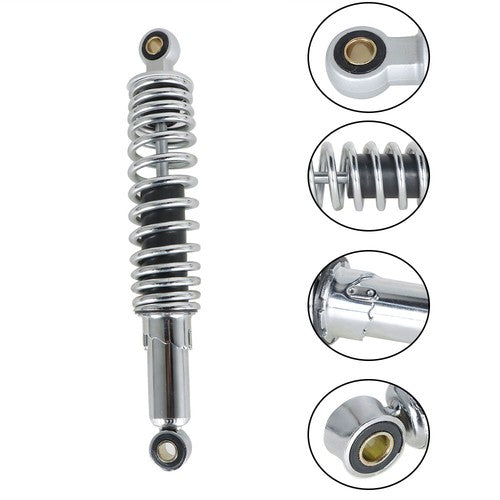 Solid Spare Pair Chrome Rear Shocks Absorber 320mm For Sportster XL883 1200 72 48 1979-2012
