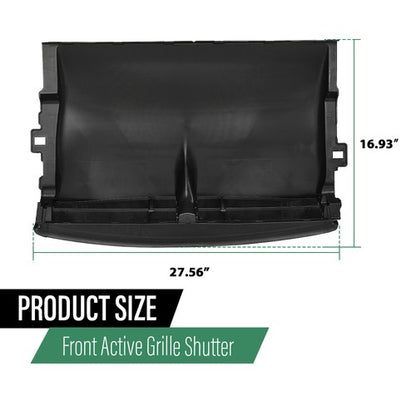 Solid Spare Fit For 2017-2020 Tesla Model 3 Radiator Active Grill Shutter Assembly W/O Motor