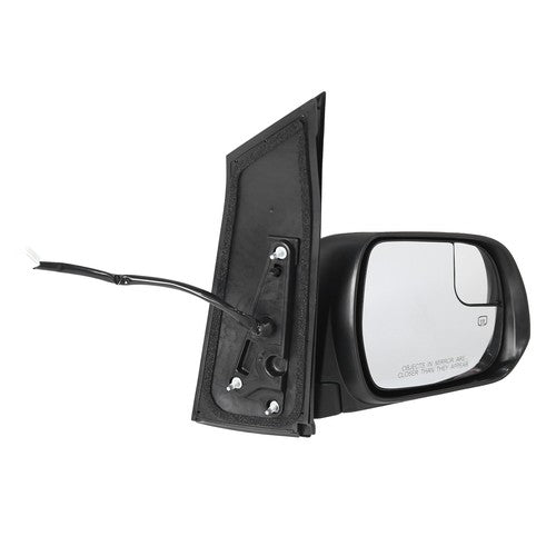 Black Smooth Power Heated Mirror for Toyota Sienna 2015-2020 Passenger RH Side