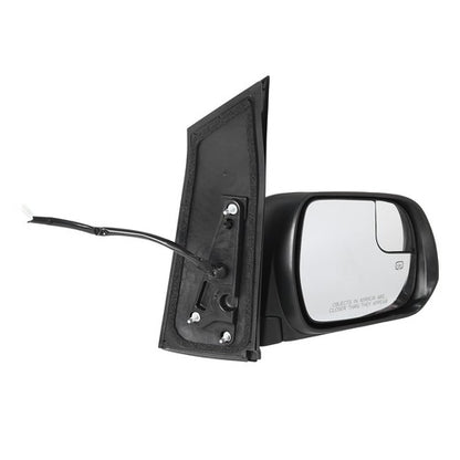 Black Smooth Power Heated Mirror for Toyota Sienna 2015-2020 Passenger RH Side