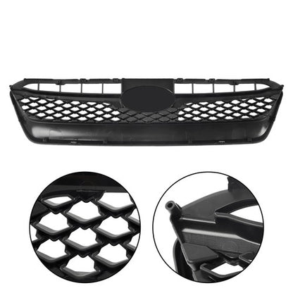 Solid Spare Front Upper Grille Plastic Gloss Black Suitable For Subaru WRX/WRX STI 2015-2017
