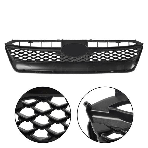 Solid Spare Front Upper Grille Plastic Gloss Black Suitable For Subaru WRX/WRX STI 2015-2017