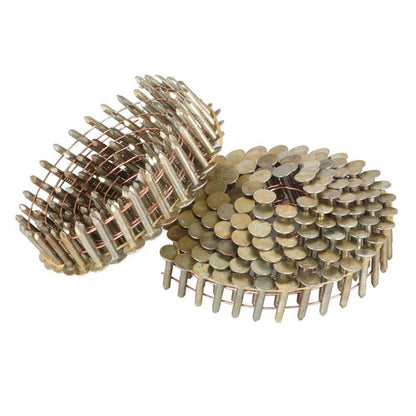 Solid Spare 7/8" × 0.12" × 3/8" 15 Degree Galvanized Coil Roofing Nails 7200 Pack