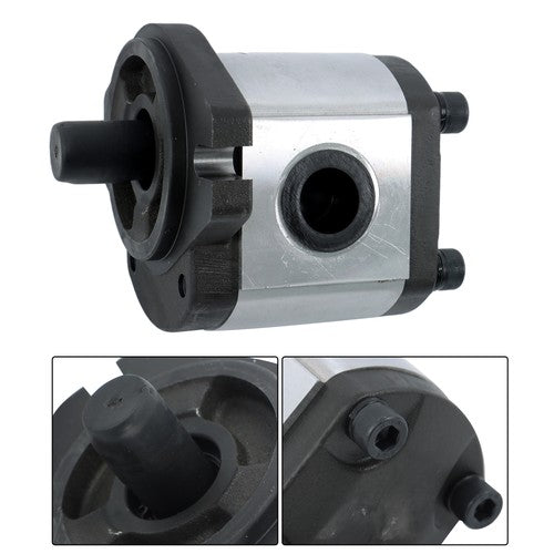 Solid Spare 2-10 GPM Hydraulic Gear Pump 3/4" Keyed Shaft CCW Cast Iron Flange SAE A-2 Bolts