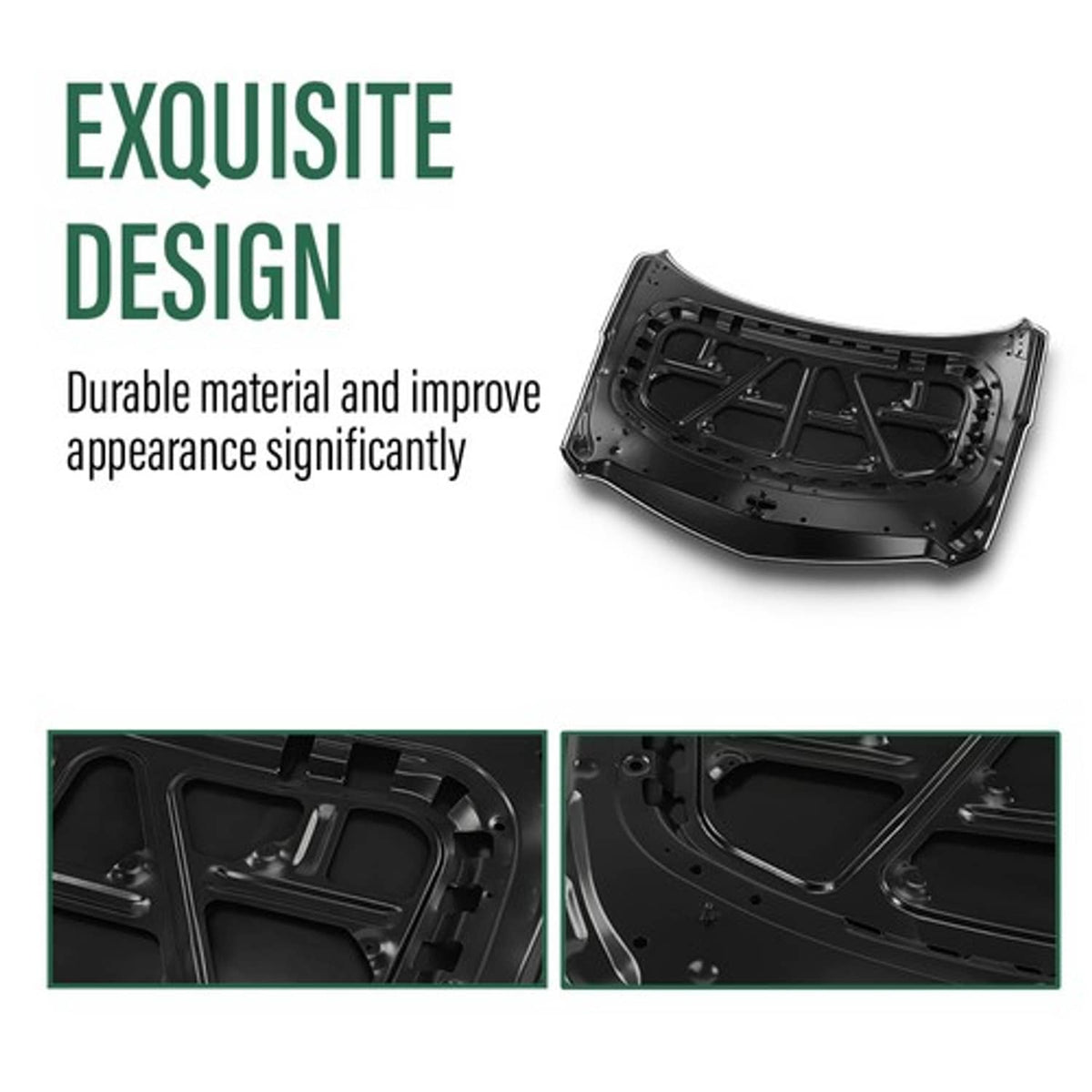 Solid Spare Hood Fit For 2017 2018 2019 2020 2021 2022 2023 2024 2025 2026 Cadillac XT5