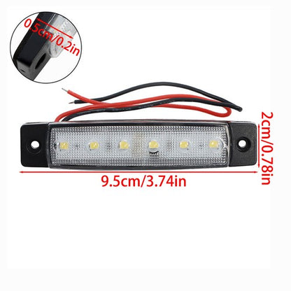 Solid Spare 10× Marine Boat 12V-24V 6 LED Lamp White Waterproof Light Stern Transom Lights