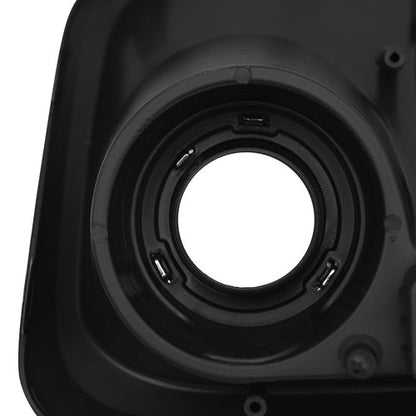 Fog Light Covers Bezels W/Chrome Trim Pair Black For 2017-2019 Kia Sportage EX