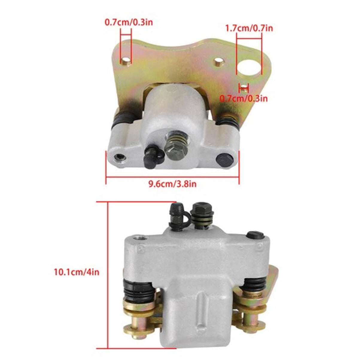 Solid Spare Front Brake Calipers For Polaris Ranger 500 700 EFI LE XP TM 2005-2007 With Pads