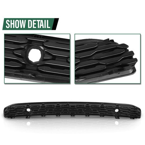 Solid Spare Fit For 2019-2023 Dodge Ram 1500 Front Bumper Lower Grill Grille 68414137AA