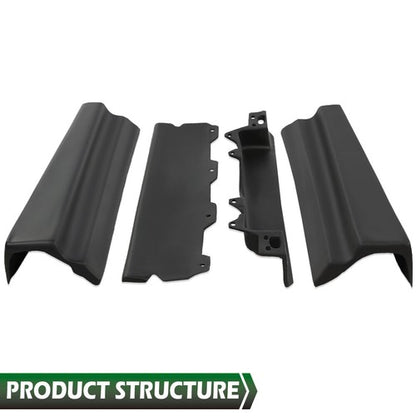 Solid Spare Fit For 80-92 Cadillac Deville Fleetwood Brougham Rear Trunk License Fillers