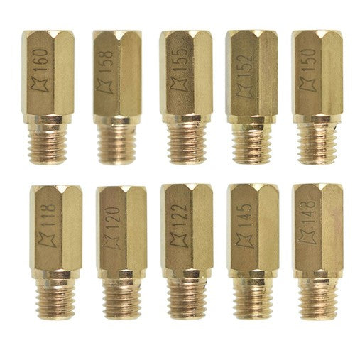 Solid Spare Set 10 Main Jet For OKO KOSO PE PWK Carburetor Available Size 118-160