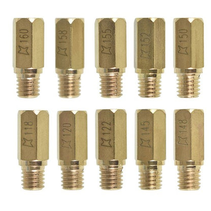 Solid Spare Set 10 Main Jet For OKO KOSO PE PWK Carburetor Available Size 118-160