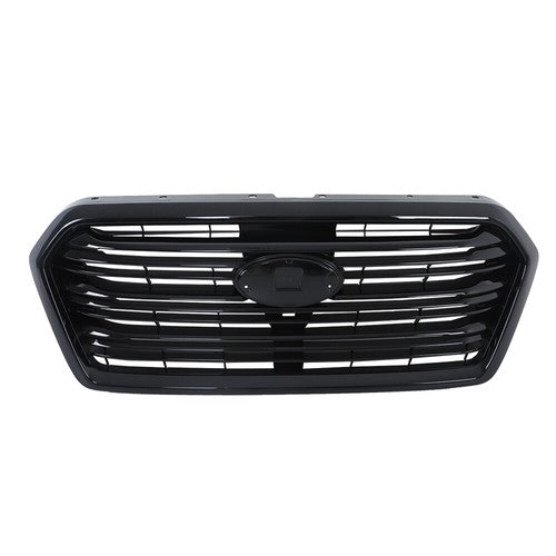 Solid Spare Gloss Black Plastic Front Upper Center Mesh Grille For Subaru Ascent 2019-2022
