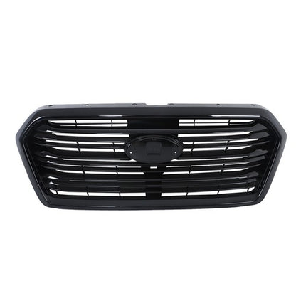 Solid Spare Gloss Black Plastic Front Upper Center Mesh Grille For Subaru Ascent 2019-2022