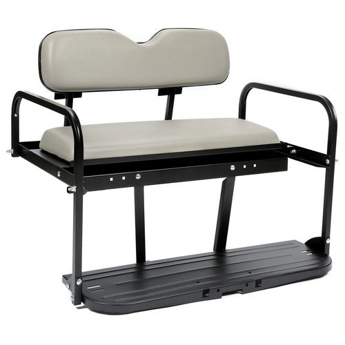 Solid Spare Folding Steel Frame Flip Rear Back Seat For EZGO Marathon Pre-1994 Golf Cart