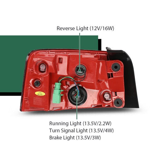 Solid Spare Outer Tail Light Fit For 2012-16 Audi A6 C7 Rear Brake Lamp Right Passenger Side