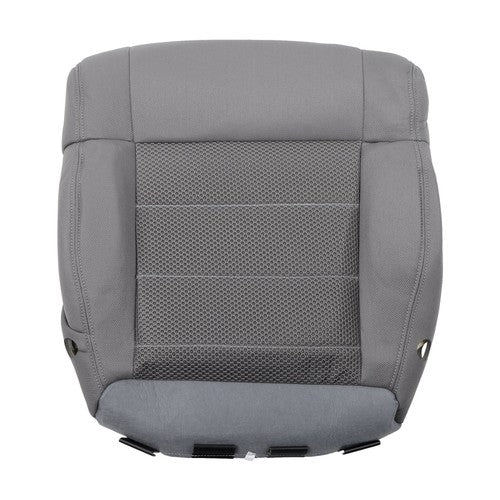 Solid Spare Suit For Jeep Wrangler 2007-2012 Passenger Bottom Seat Cover&Foam Cushion Gray