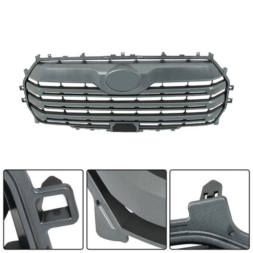 Solid Spare 53101-0C130 New Plastic Front Grille Centre Mesh Fit For Toyota Tundra 2022 2023