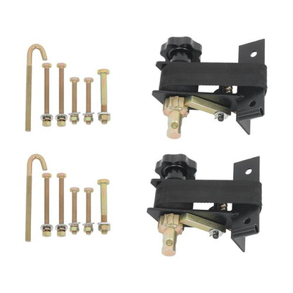 Solid Spare (2 Pack) 1.5in x 7.5ft Ladder Rack Ratchet Tie-Down Straps 2 Inch Round Tube
