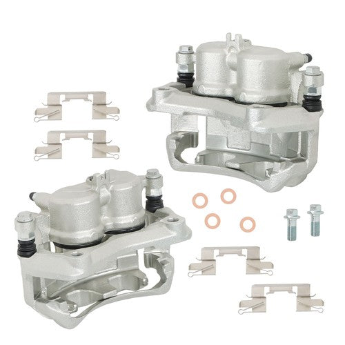 Solid Spare 19-B3123A Front LH & RH Brake Caliper w/ Bracket For Nissan Pathfinder 2005-2012
